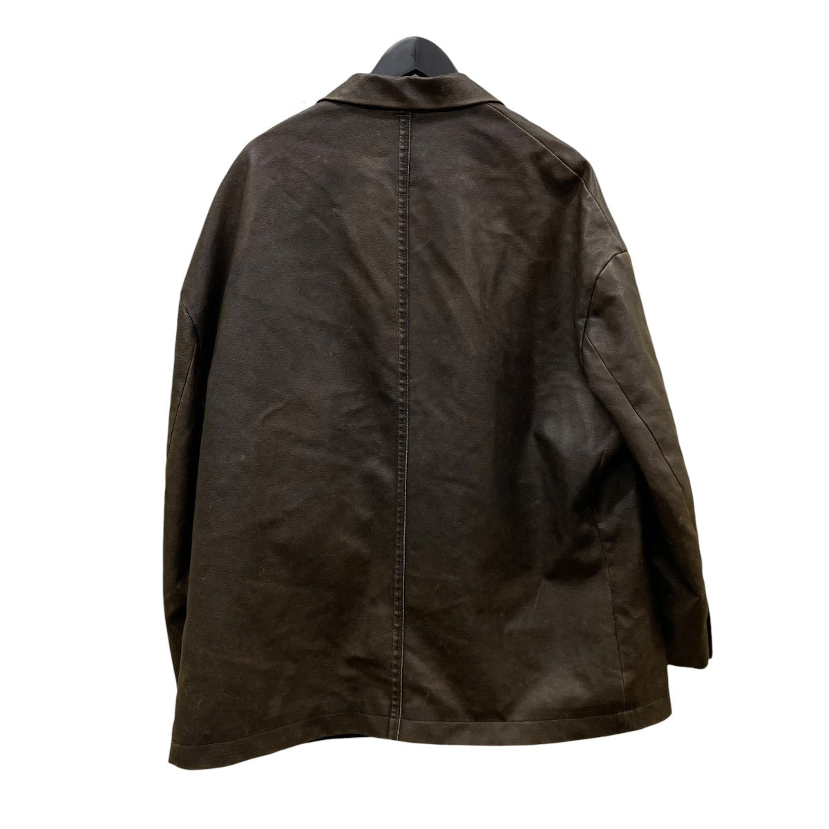 HIS JACKETフェイクレザーテーラードジャケット2502SK20