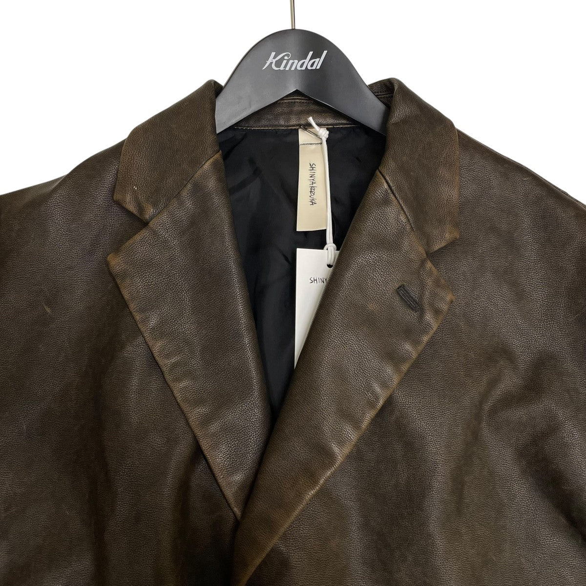 HIS JACKETフェイクレザーテーラードジャケット2502SK20