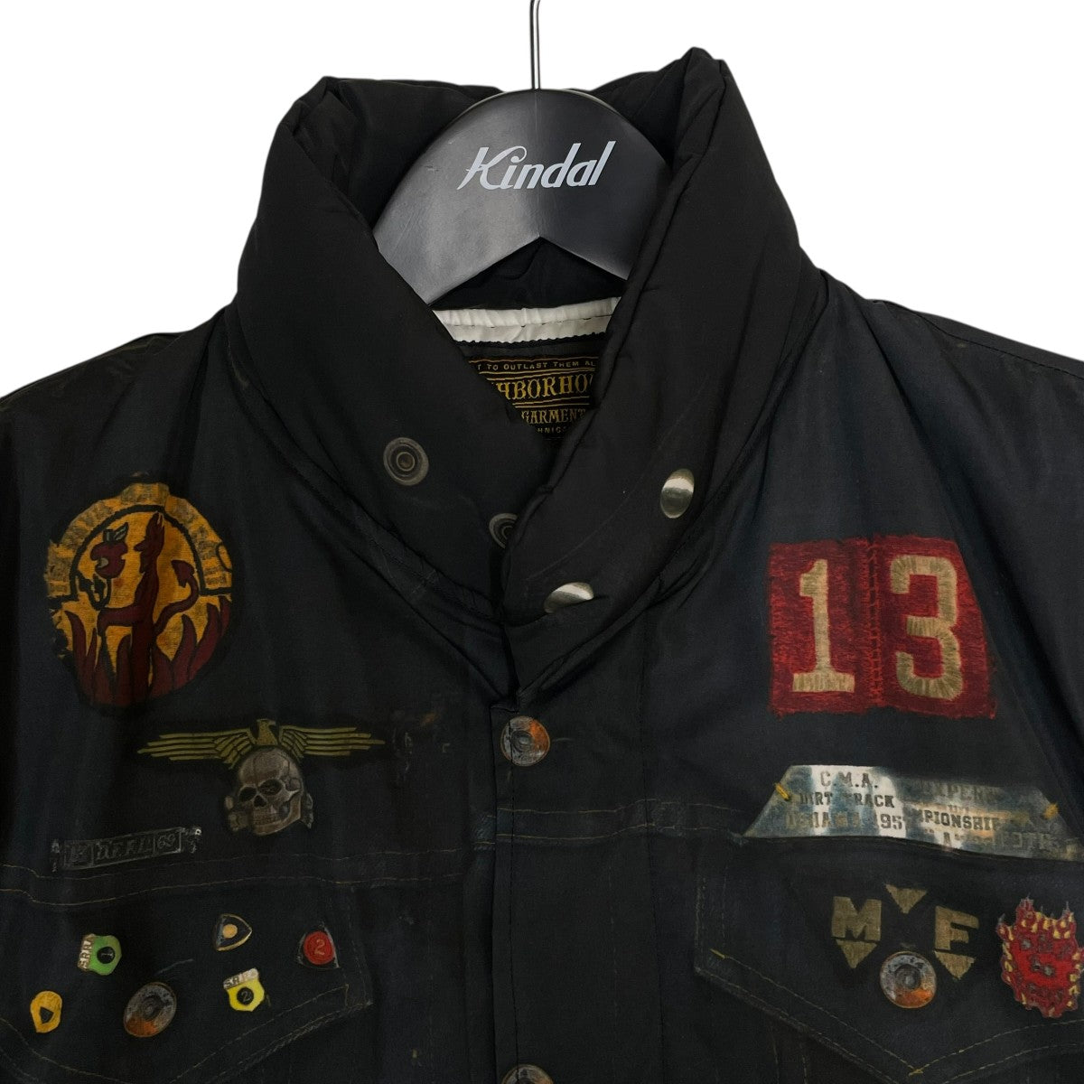 14A／W 20TH MF．VE／E-JKT (20周年記念転写中綿入りナイロンジャケット)中綿ジャケット