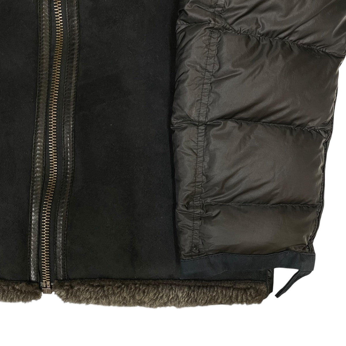 Mouton linerダウンジャケット