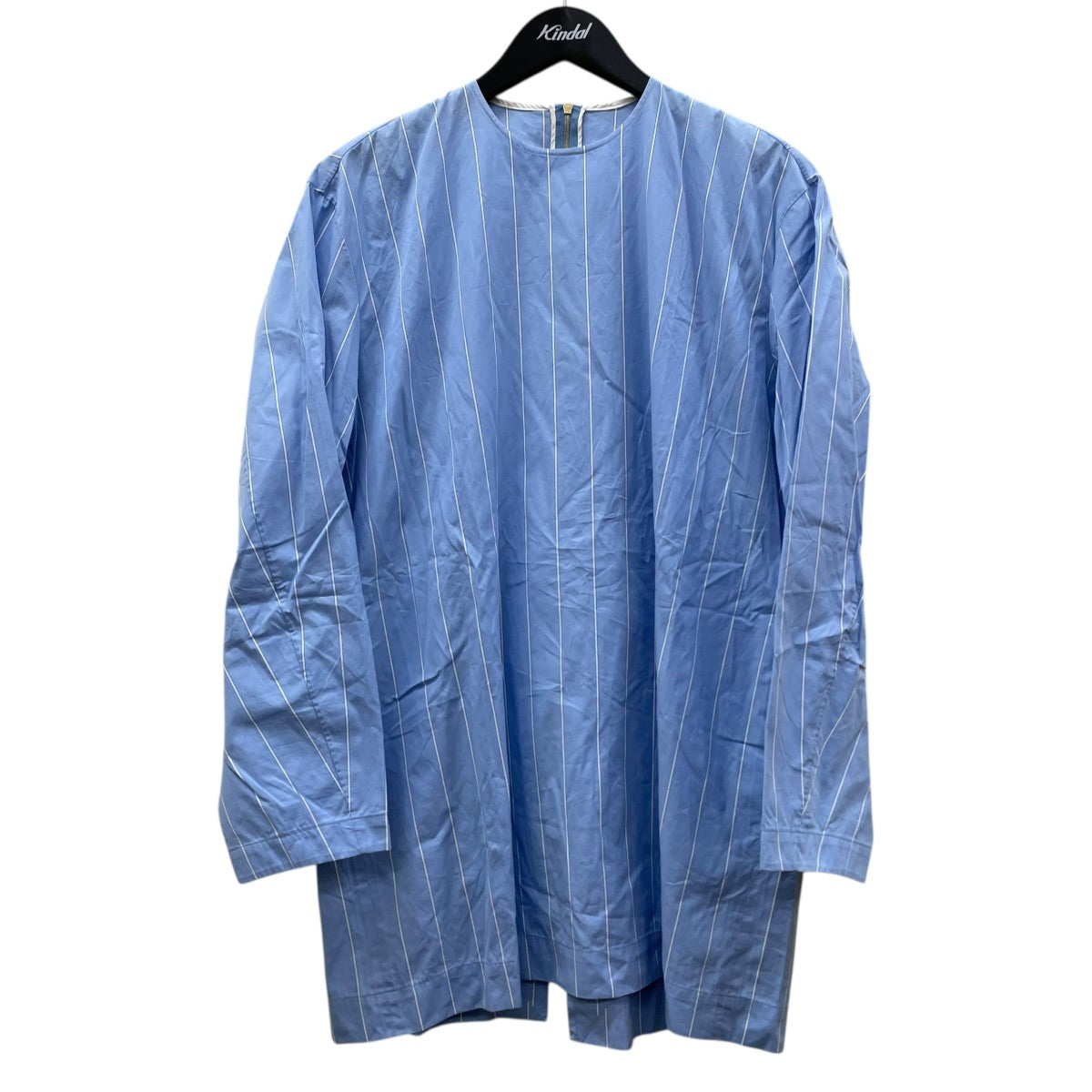 BLAMINK ストライプ柄 長袖ワンピース7921-230-0100 古着・中古-1枚目のアイテム画像