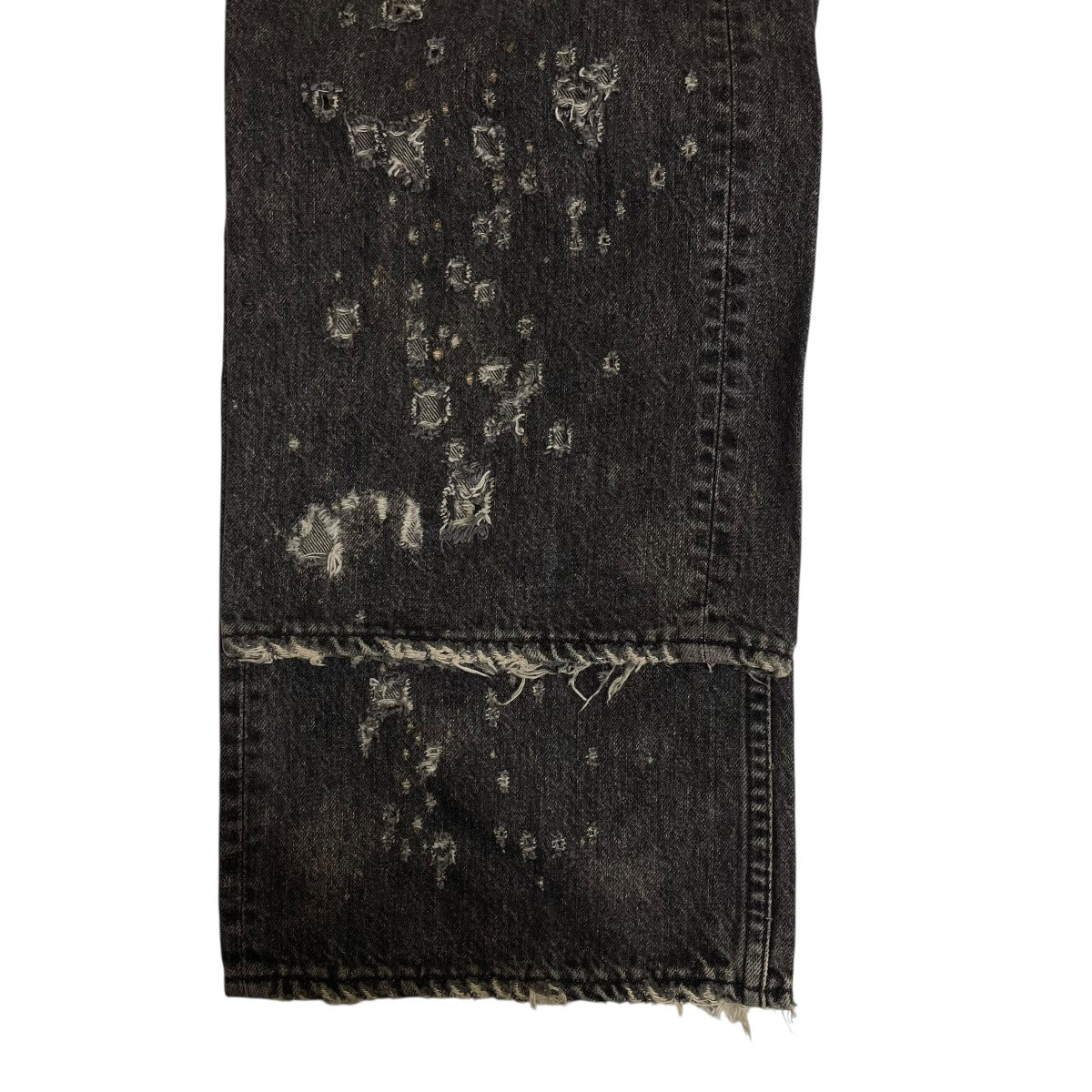 DAIRIKU Damage Straight Denim Pantsダメージ加工デニムパンツ24SS D