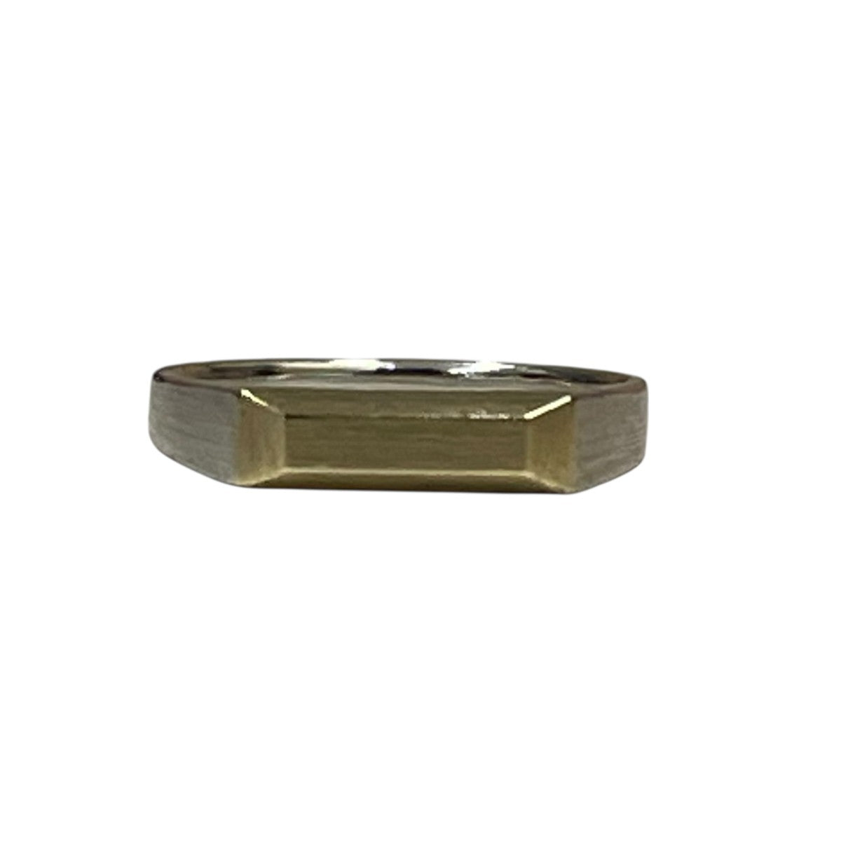 Simmon SV ＆10K SIGNET RING FLATリング 古着・中古-1枚目のアイテム画像