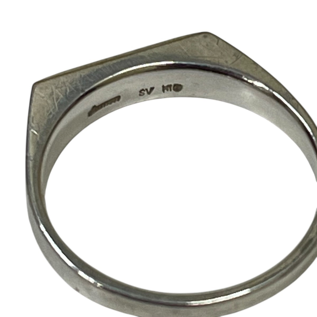 Simmon SV ＆10K SIGNET RING FLATリング 古着・中古-3枚目のアイテム画像