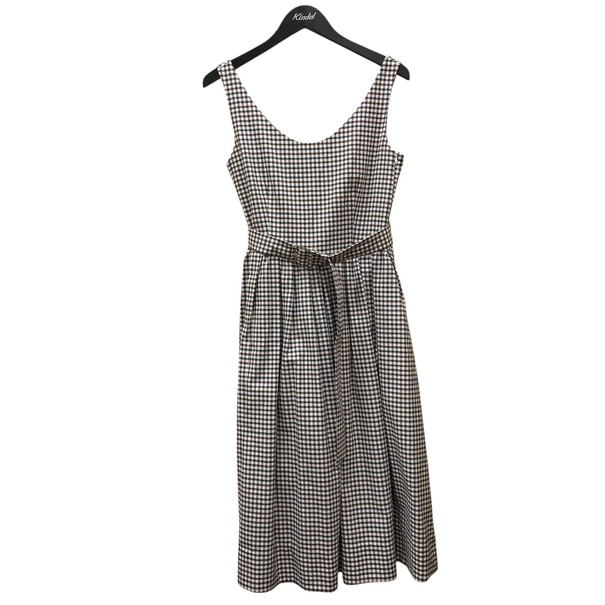 MADISON BLUE ギンガムチェックノースリーブワンピースMB171-4006 古着・中古-1枚目のアイテム画像