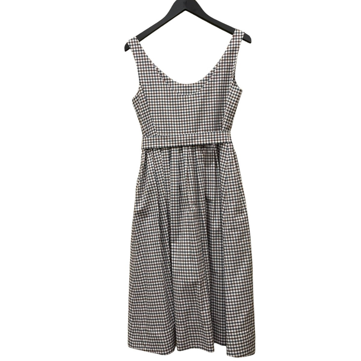 MADISON BLUE ギンガムチェックノースリーブワンピースMB171-4006 古着・中古-2枚目のアイテム画像