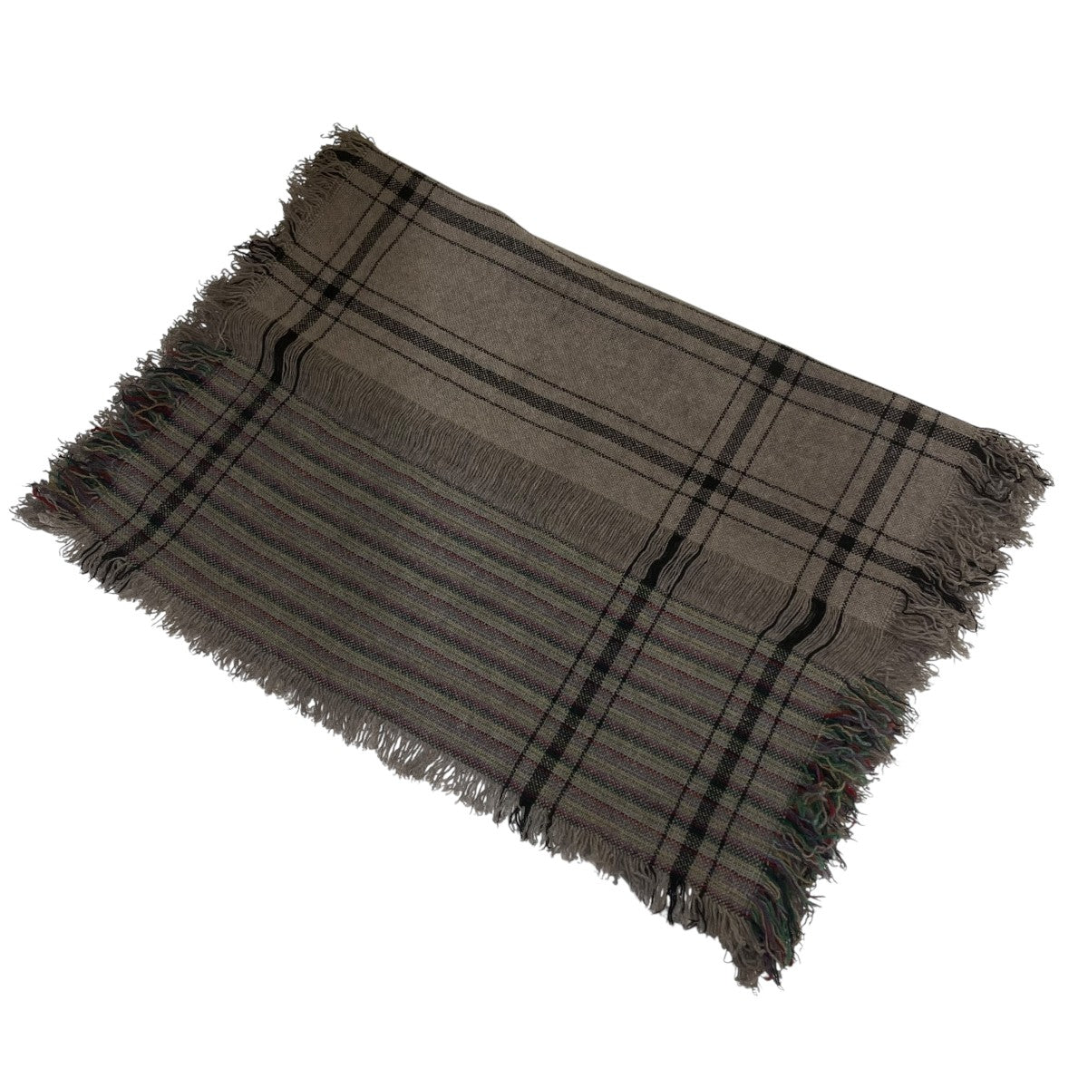 カシミヤチェックストール
