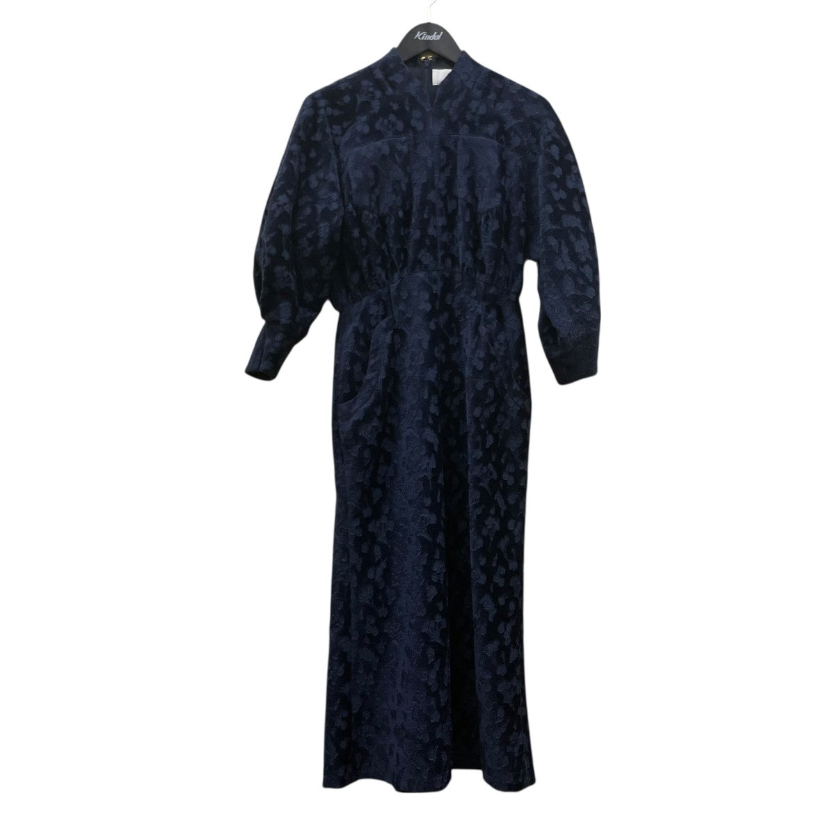 mame kurogouchi(マメクロゴウチ) フローラルジャガードフレアドレス