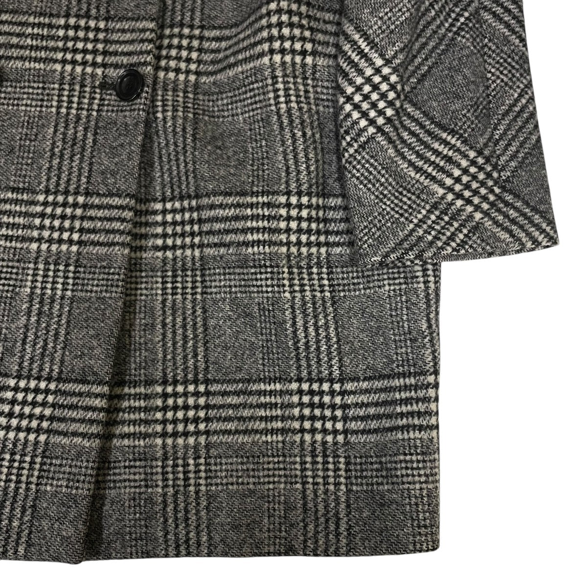 TOMORROW LAND ブロークングレンチェック ダブルブレストコート13081508402 古着・中古-4枚目のアイテム画像
