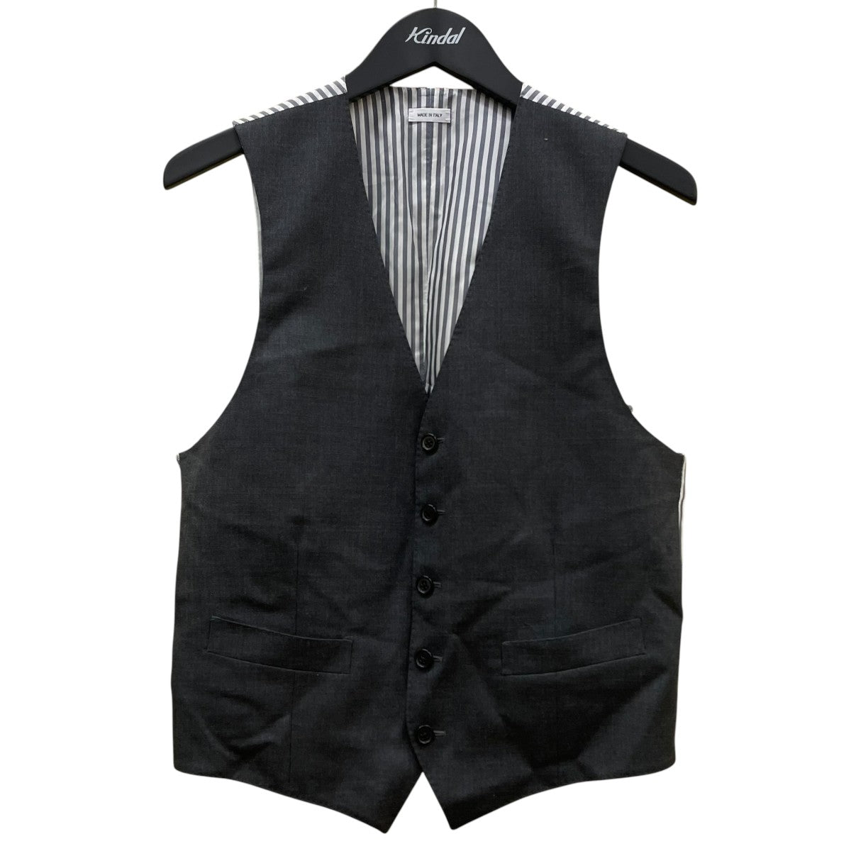 Thom Browne ストライプ柄 切替 スーツベスト ジレ ベスト 古着・中古-1枚目のアイテム画像