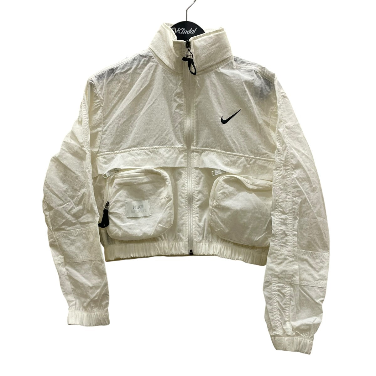 NIKE ショート丈 ナイロンジャケットSU241103SIV 古着・中古-1枚目のアイテム画像