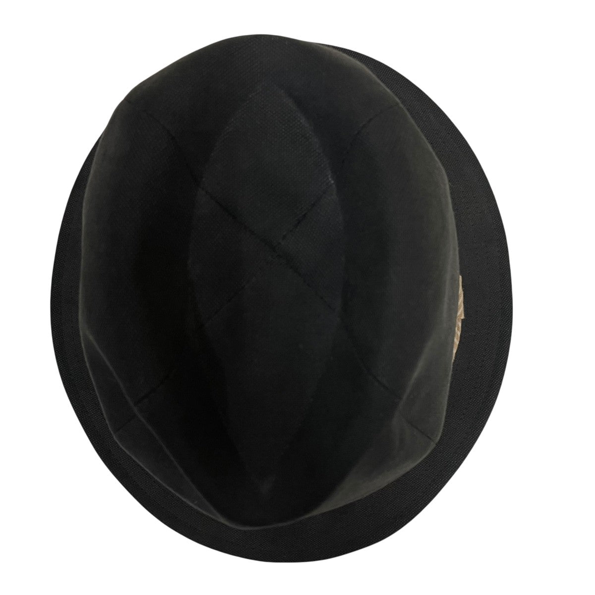 ヨウジヤマモト　ブラック　ハット　美品 YOHJI YAMAMOTO(ヨウジヤマモト) 10SSハットHJ H04 323 HJ H04 323