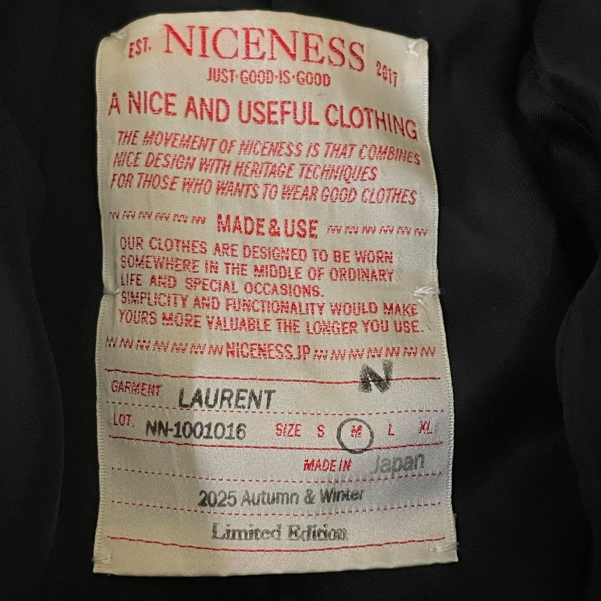 LAURENT Deadstock Cashmere Flight Sleeve JacketダブルジャケットNN-1001O16