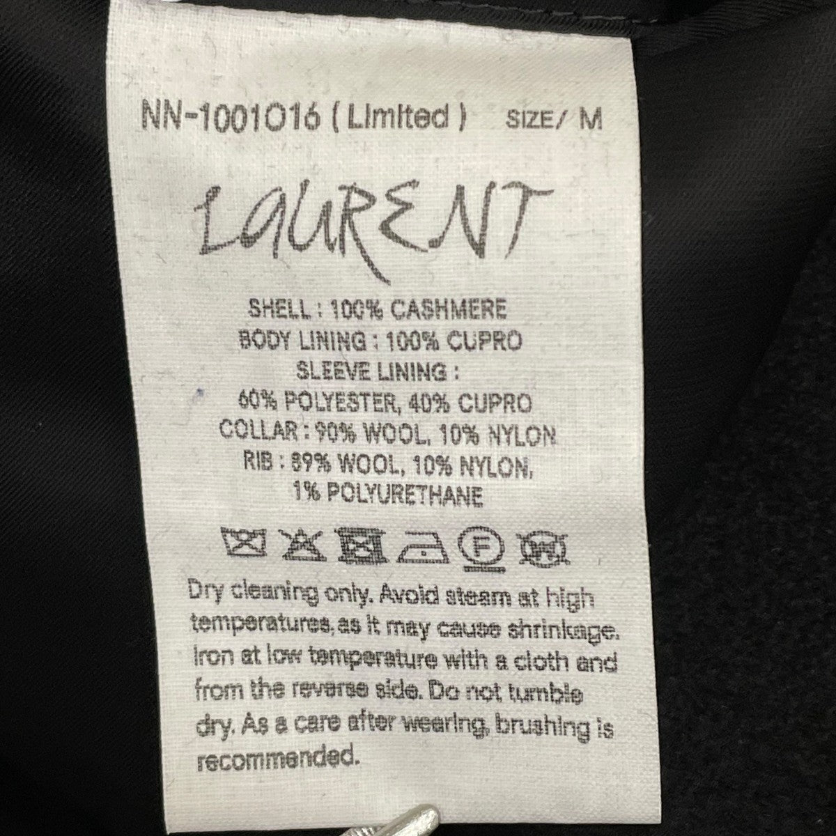 LAURENT Deadstock Cashmere Flight Sleeve JacketダブルジャケットNN-1001O16