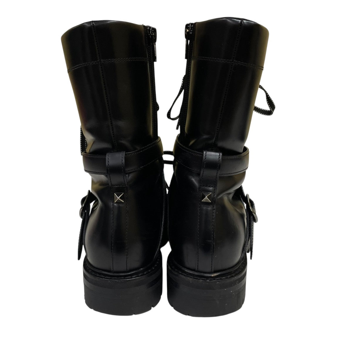 VALENTINO(ヴァレンチノ) レースアップブーツ ブラック サイズ 37