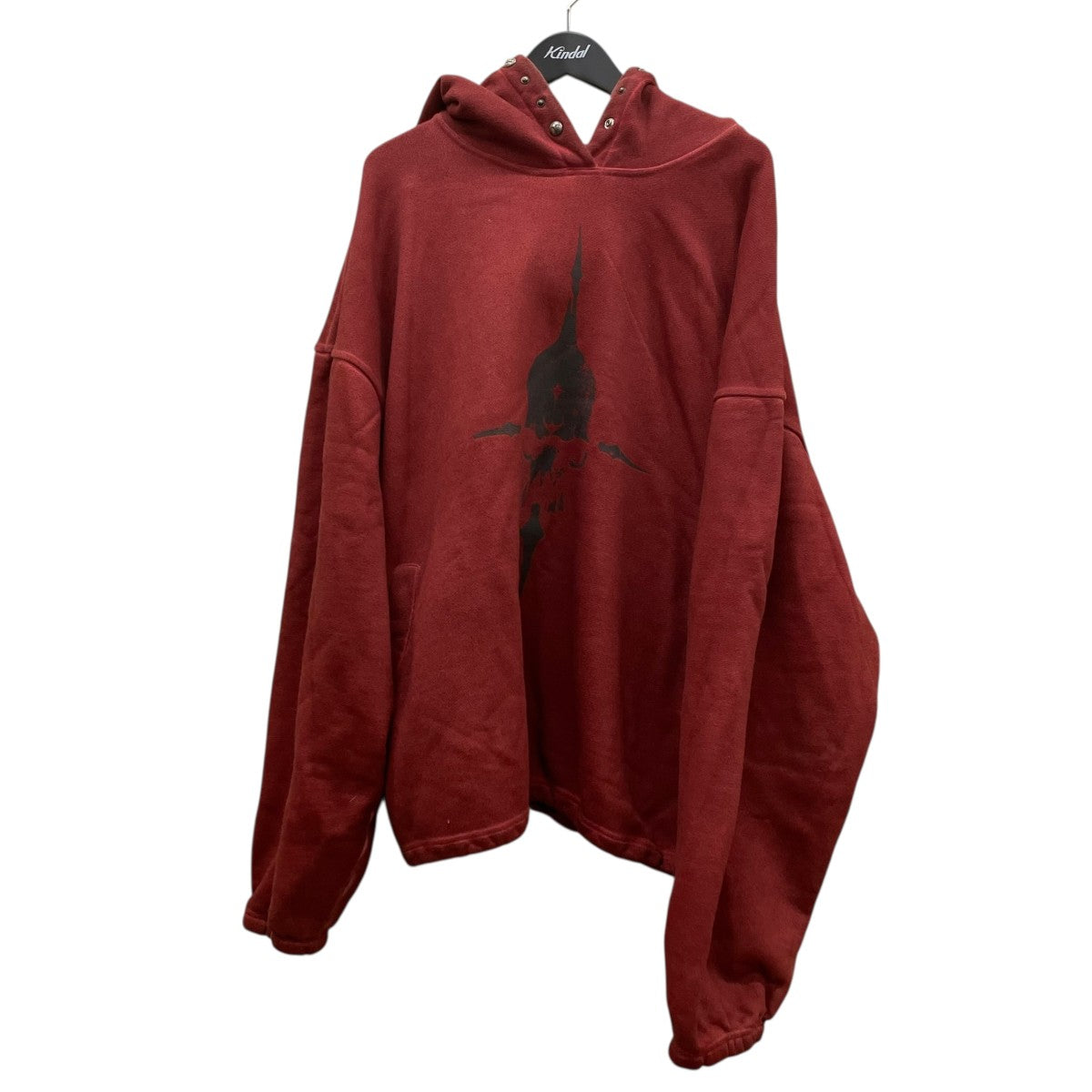 THUG CLUB Peace Stud Hoodieスタッズ付きプルオーバー フーディーTC24SS1202 古着・中古-1枚目のアイテム画像