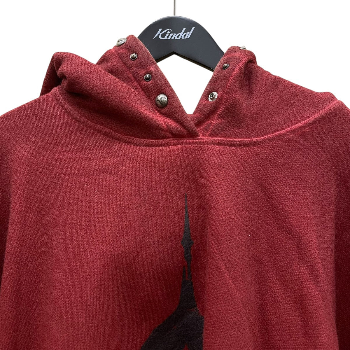 THUG CLUB Peace Stud Hoodieスタッズ付きプルオーバー フーディーTC24SS1202 古着・中古-3枚目のアイテム画像