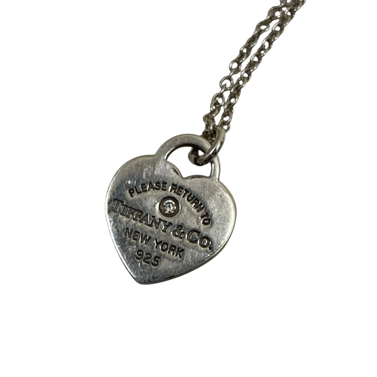 Tiffany ＆ Co． ハート タグ ペンダント ダイヤモンドネックレス 古着・中古-4枚目のアイテム画像