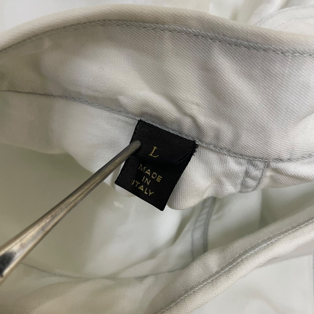 LOUIS VUITTON ロゴボタン 長袖シャツ デニムシャツ 古着・中古-5枚目のアイテム画像