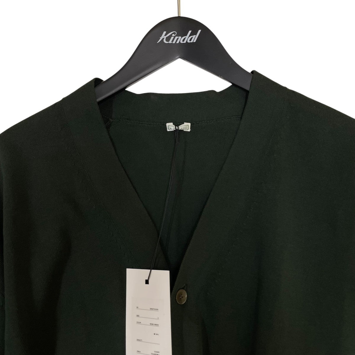 A．PRESSE(アプレッセ) Cotton Knit Cardiganカーディガン22SAP-03-03H