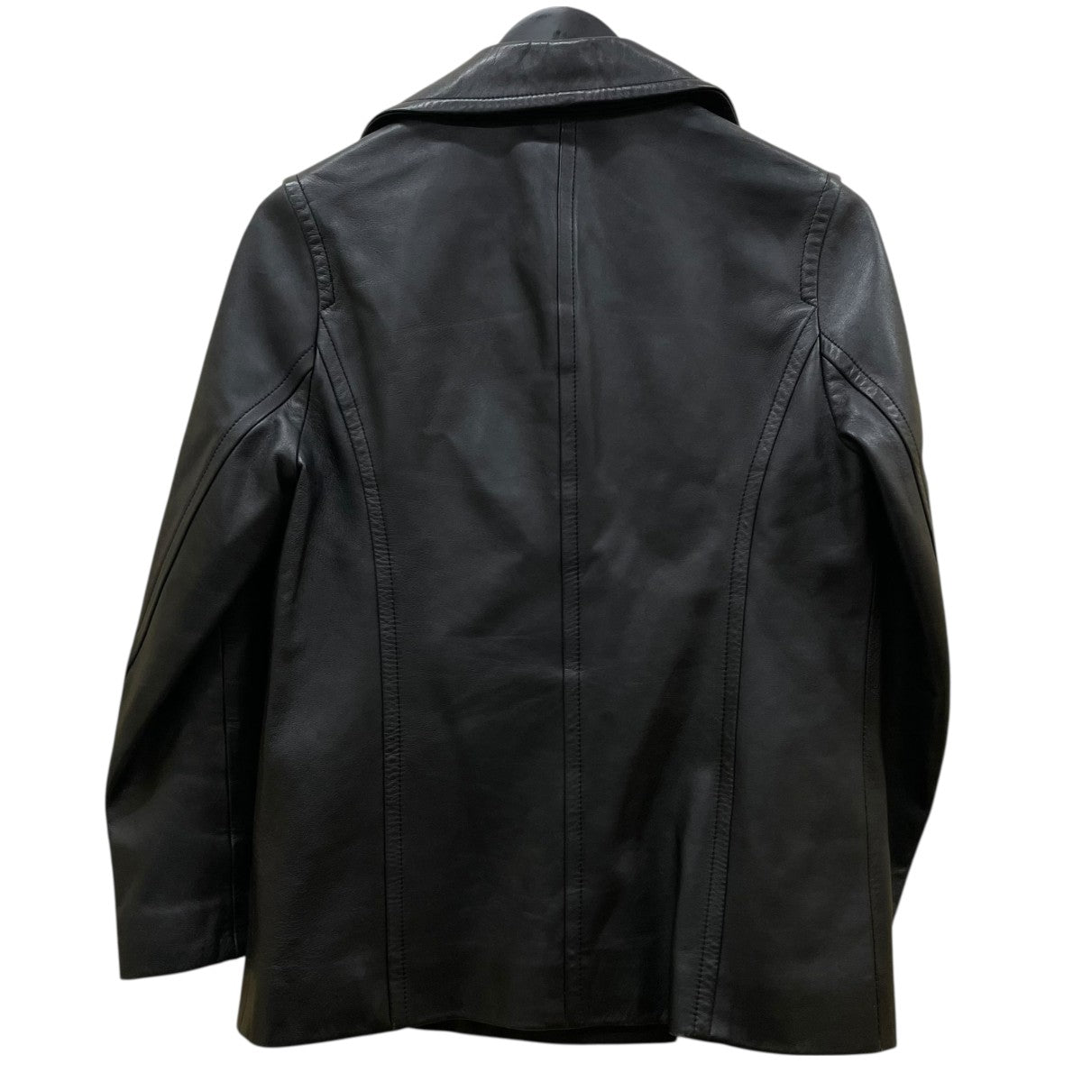 heliopole 羊革レザージャケット ピーコート4023-2100 古着・中古-2枚目のアイテム画像