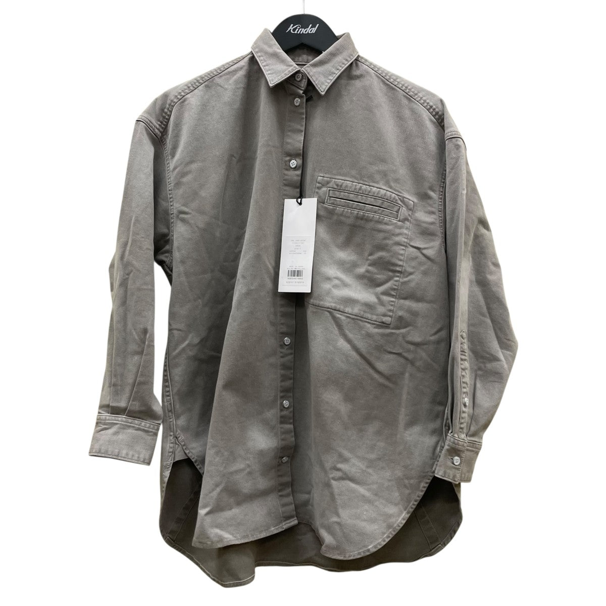 THE JANE CHINO長袖シャツ216A023 GRG