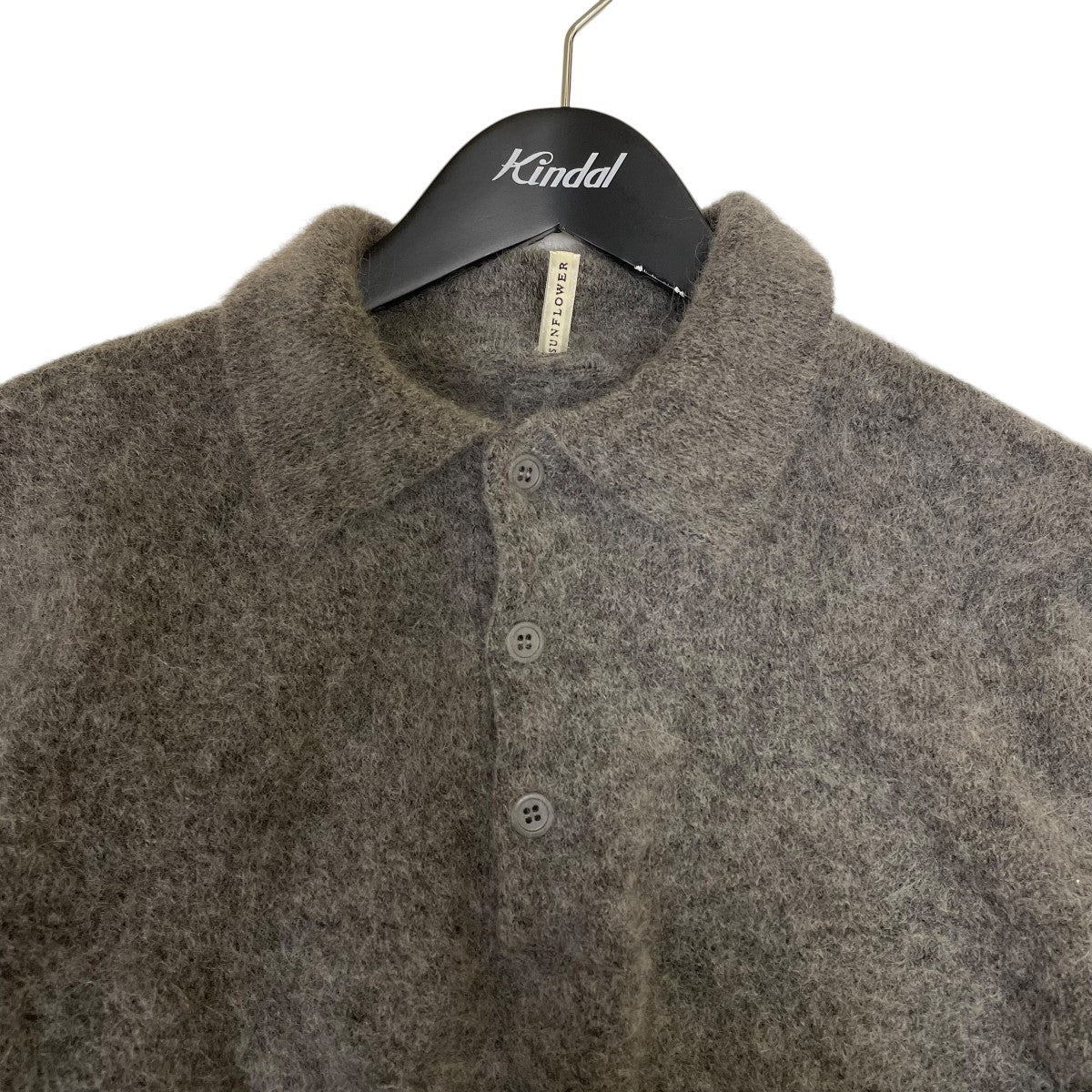 SUNFLOWER ニットポロシャツ3074 古着・中古-3枚目のアイテム画像