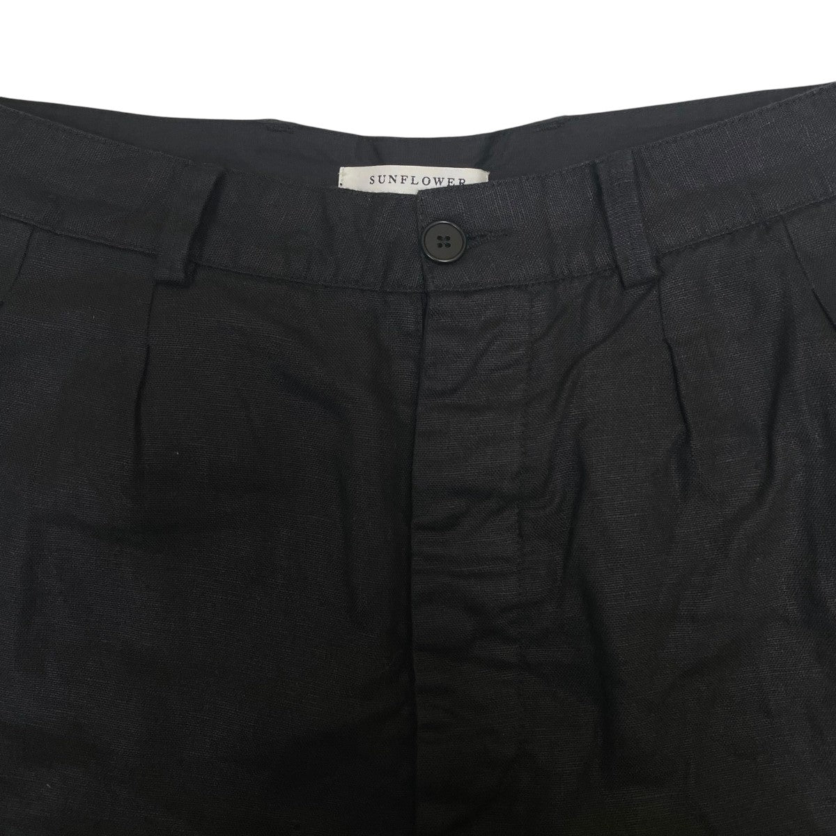 SUNFLOWER PLEATED LINEN SHORTSハーフパンツ4148 古着・中古-3枚目のアイテム画像