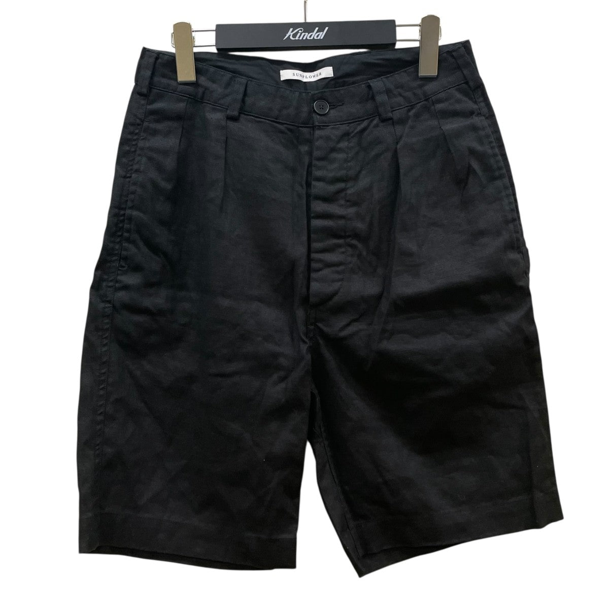 PLEATED LINEN SHORTSハーフパンツ4148
