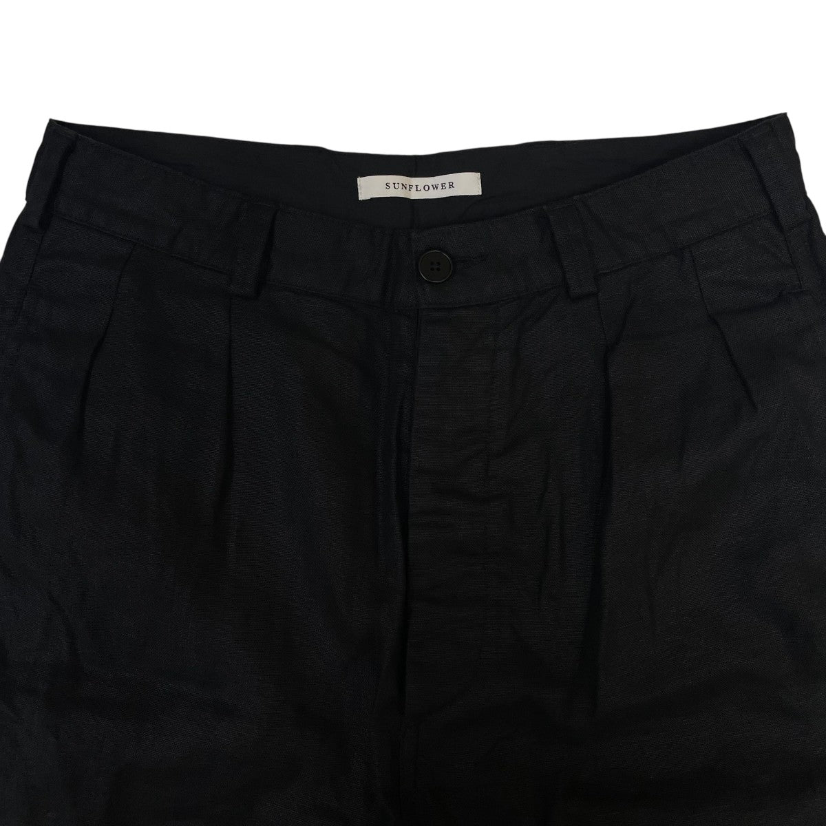 PLEATED LINEN SHORTSハーフパンツ4148