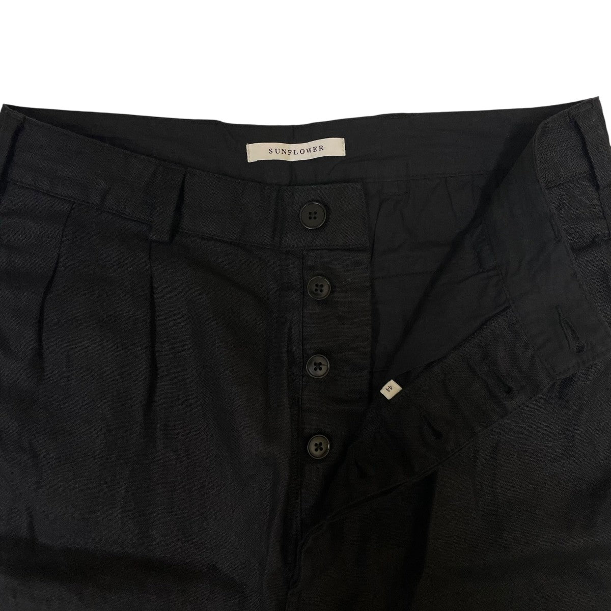 PLEATED LINEN SHORTSハーフパンツ4148