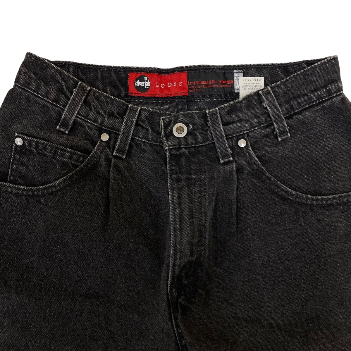 LEVI’S SilverTab Loose銀タグ デニム ハーフパンツ 古着・中古-3枚目のアイテム画像