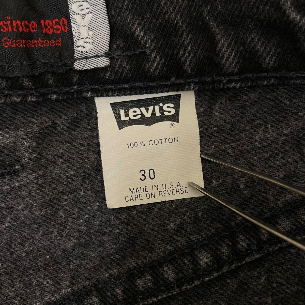LEVI’S SilverTab Loose銀タグ デニム ハーフパンツ 古着・中古-6枚目のアイテム画像