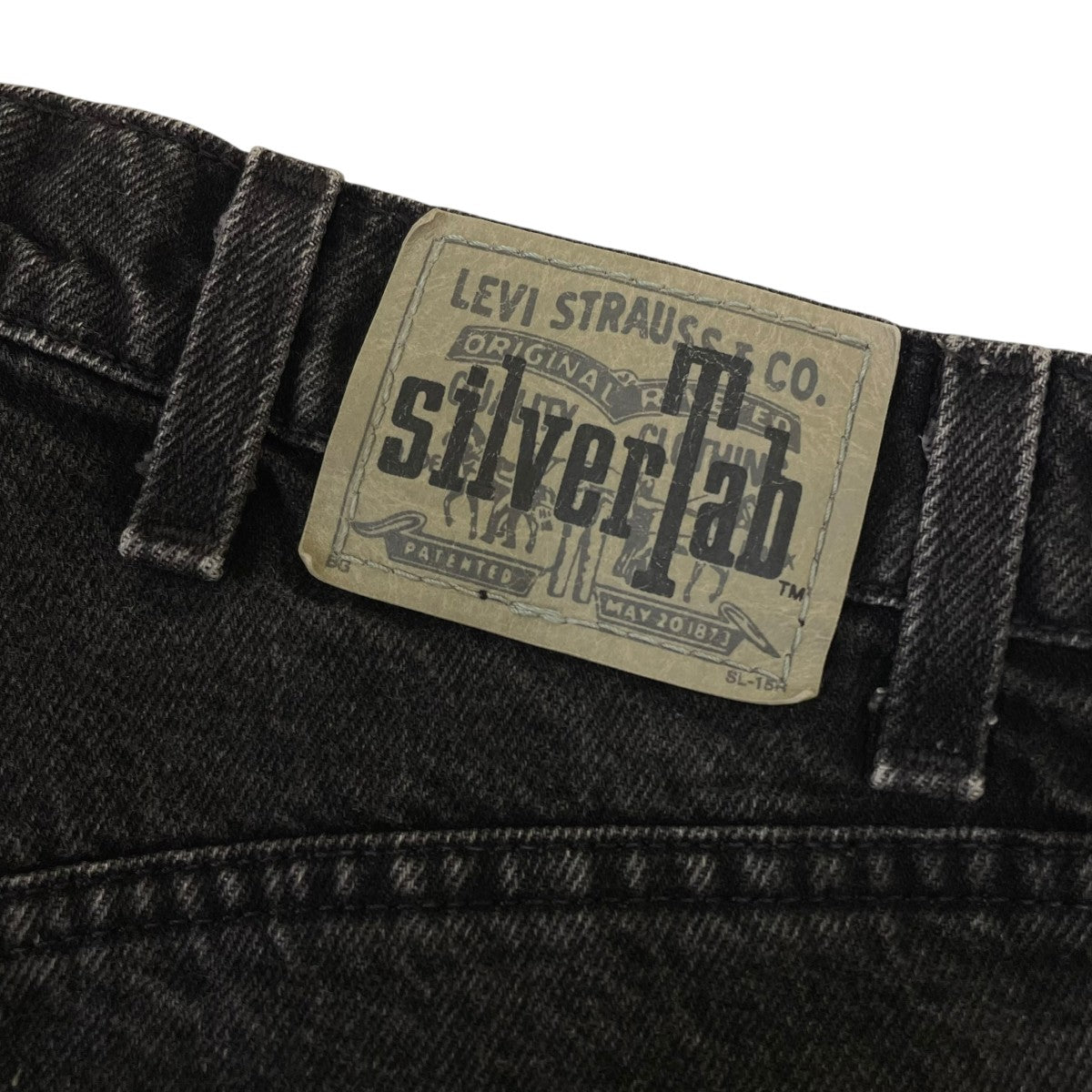LEVI’S SilverTab Loose銀タグ デニム ハーフパンツ 古着・中古-9枚目のアイテム画像