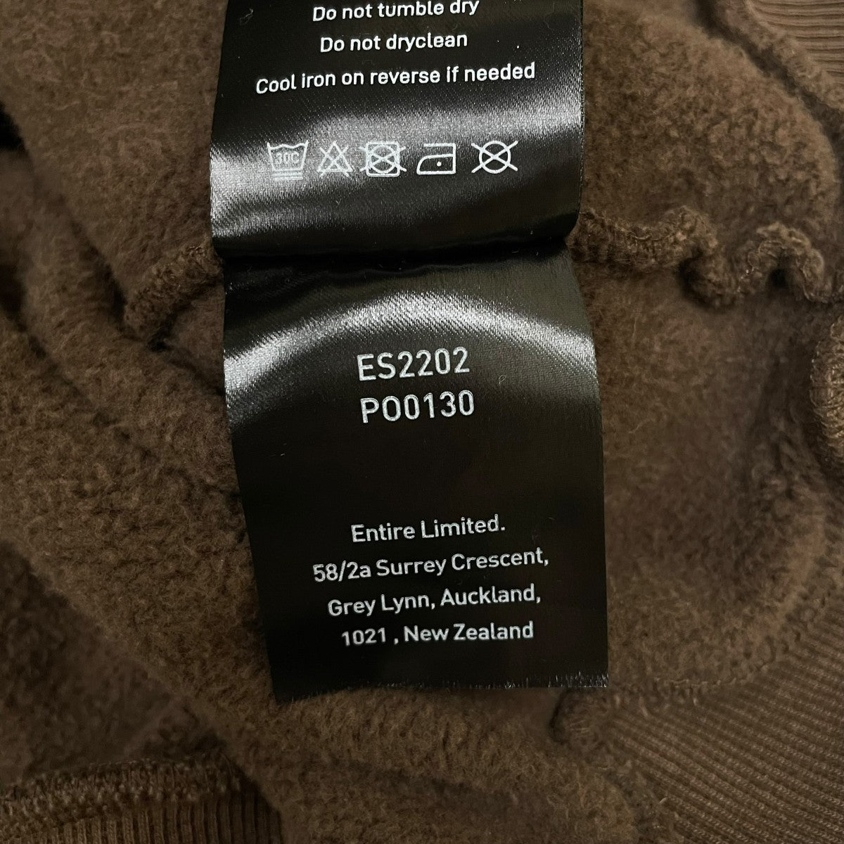 ジップアップ スウェット フーディES2202