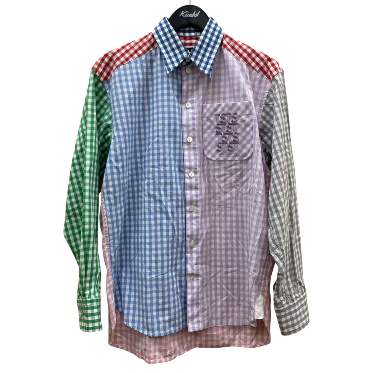 TSTS×lloomm チェック長袖シャツ25SMS0203 古着・中古-1枚目のアイテム画像