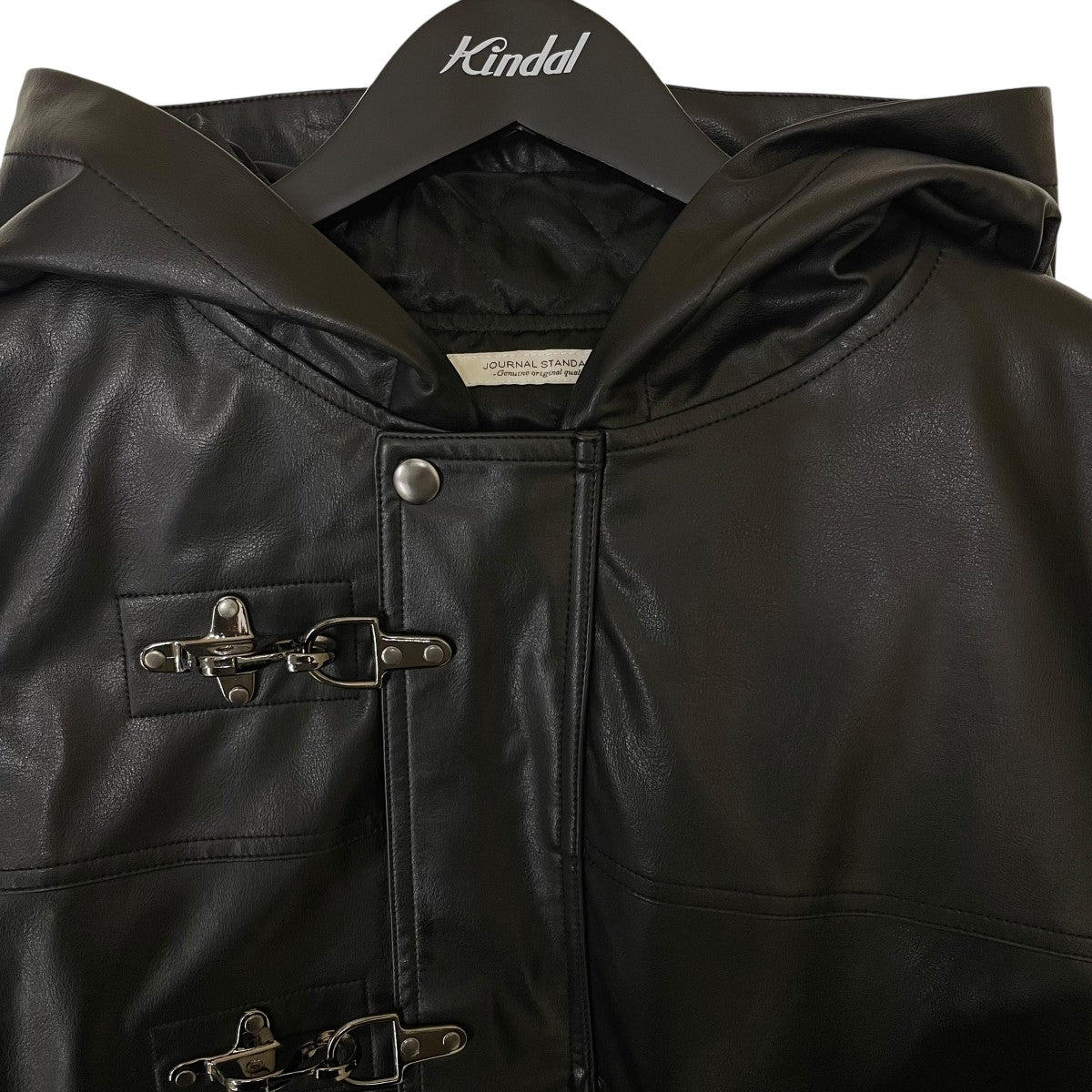 JOURNAL STANDARD 26SSフェイクレザー ファイヤーマン フード ジャケット26011600306010 古着・中古-3枚目のアイテム画像