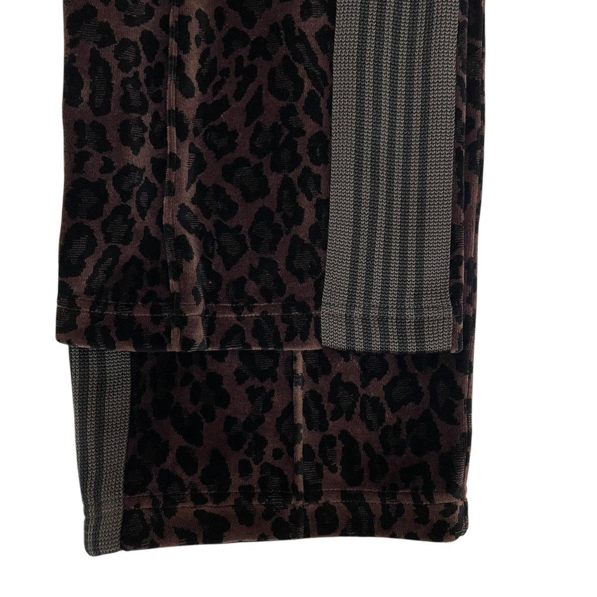 Needles(ニードルズ) ベロア レオパードトラックパンツRW1505 RW1505
