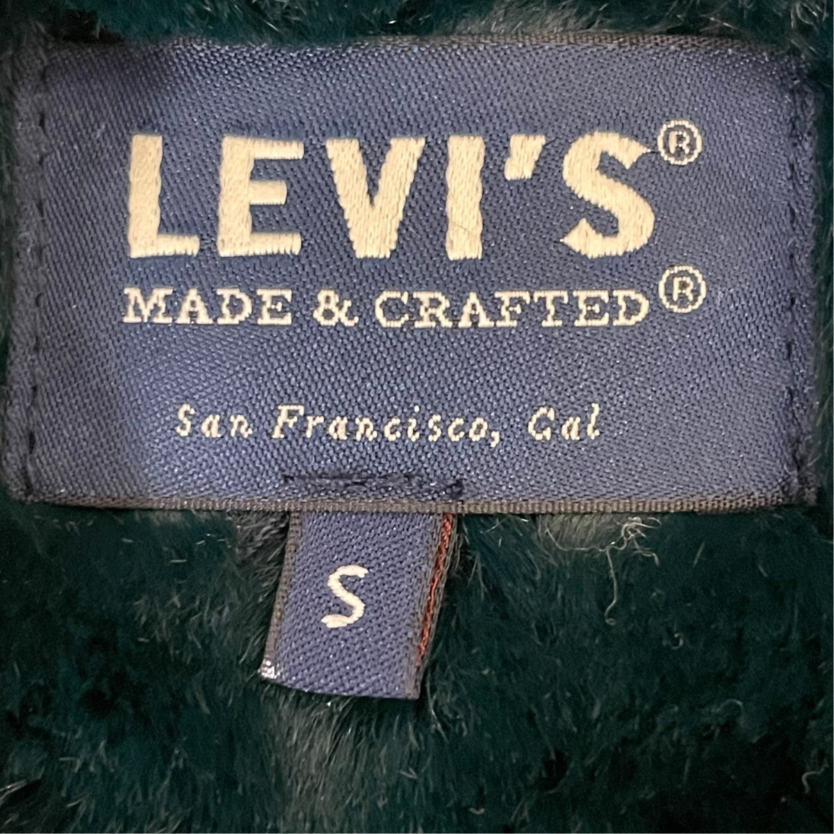 LEVI’S MADE＆CRAFTED SHERPA CROP MOTOボアフェイクレザージャケットA0337-0000 古着・中古-5枚目のアイテム画像