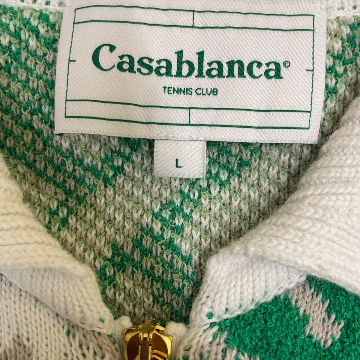 CASABLANCA ニットカーディガンWS22-KW-151 古着・中古-6枚目のアイテム画像