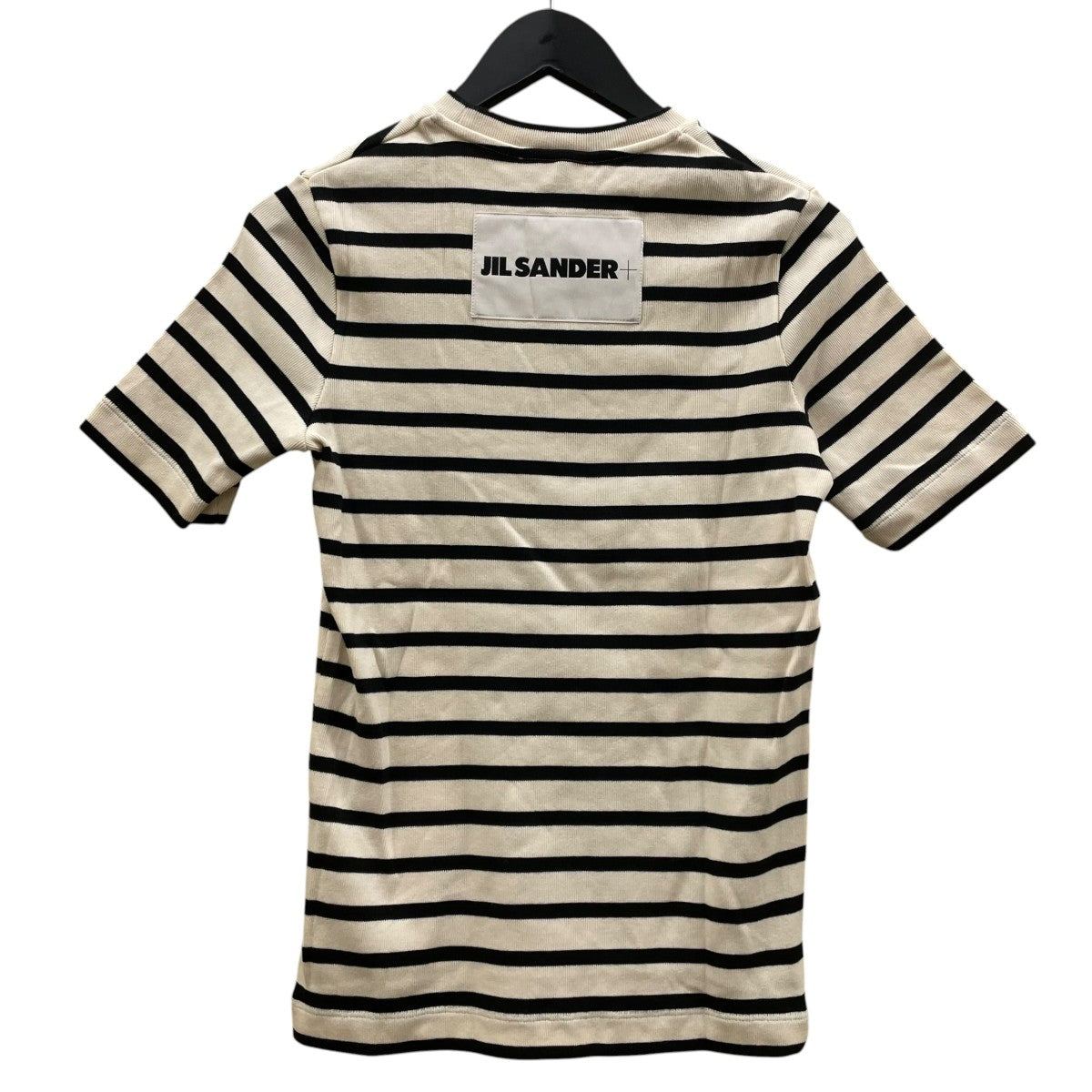 JIL SANDER+ バックロゴ ワッペン ボーダーTシャツ コットンTシャツJ40GC0111 古着・中古-2枚目のアイテム画像