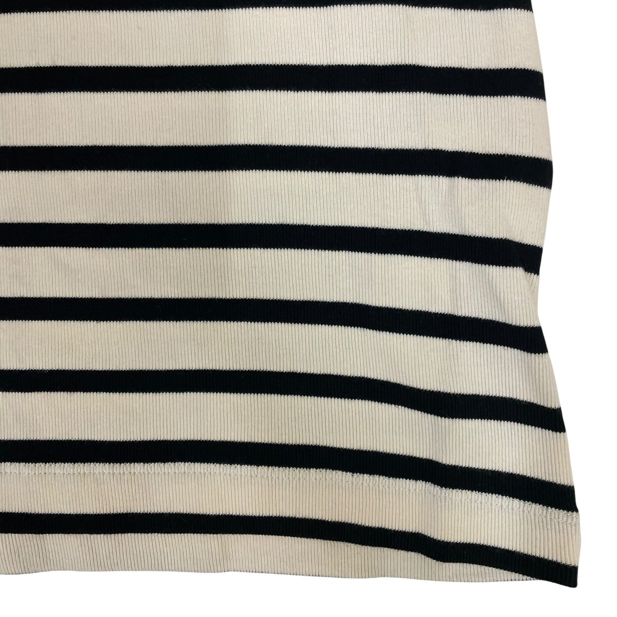 JIL SANDER+ バックロゴ ワッペン ボーダーTシャツ コットンTシャツJ40GC0111 古着・中古-4枚目のアイテム画像
