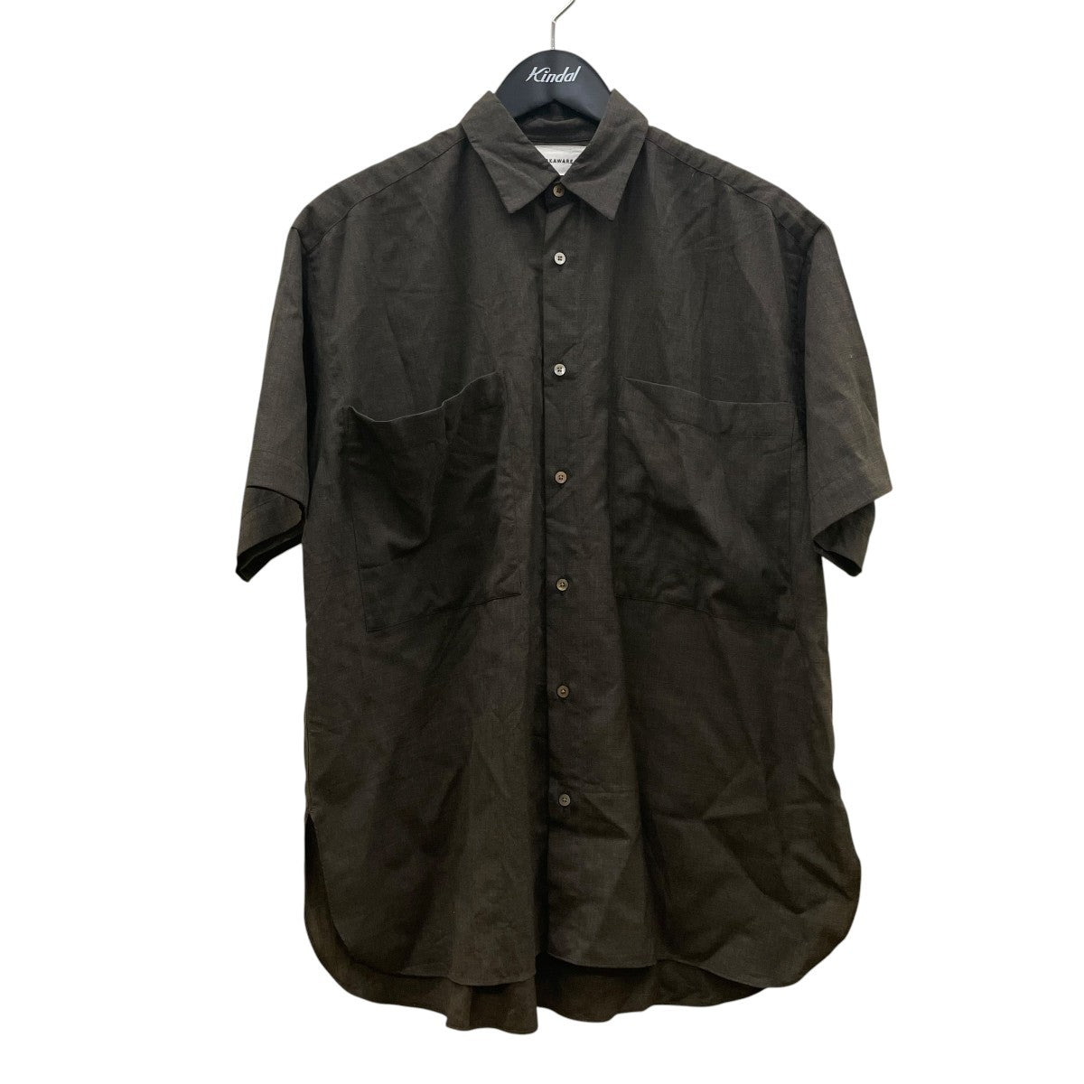 MARKAWARE UTILITY COMFORT SHIRTS半袖シャツ ウールシャツA19B 05SH01B 古着・中古-1枚目のアイテム画像