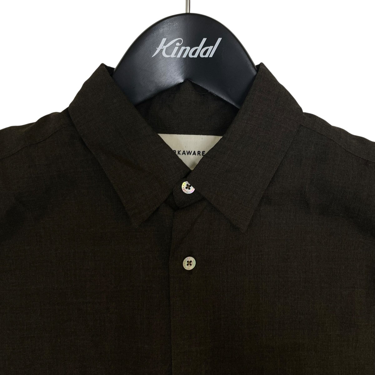 MARKAWARE UTILITY COMFORT SHIRTS半袖シャツ ウールシャツA19B 05SH01B 古着・中古-3枚目のアイテム画像