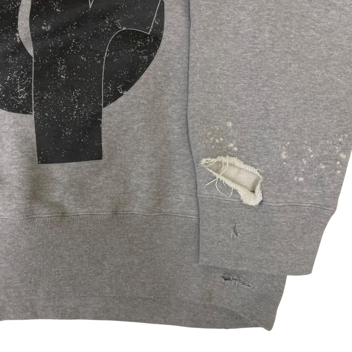 22AWオーバーサイズダメージスウェット22WCM T17206S