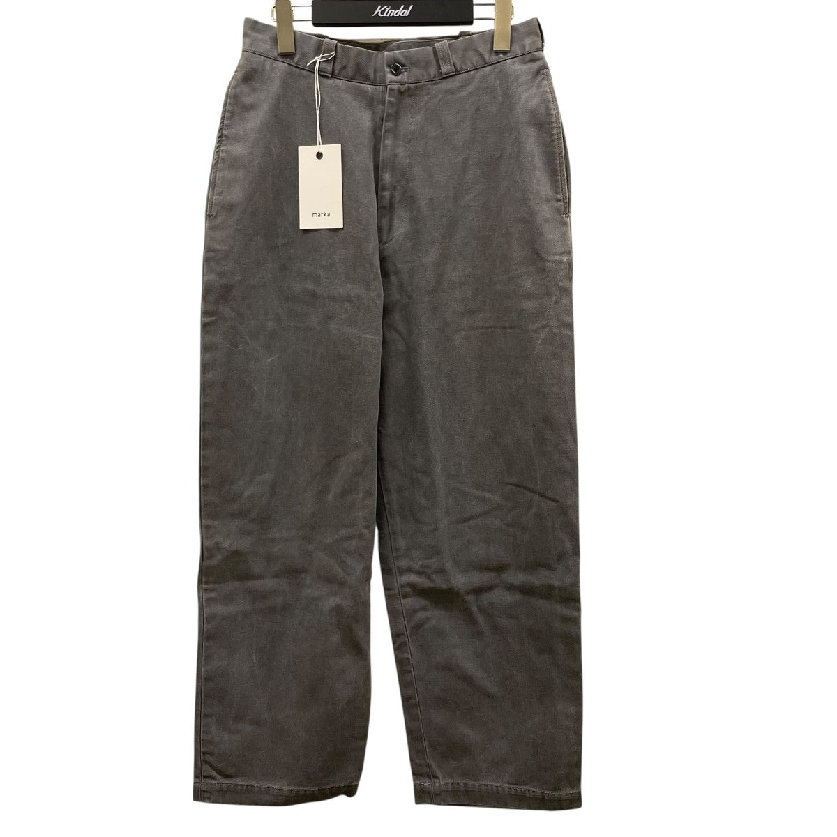 MARKA U．S．ARMY CHINO TROUSERS PIGMENT BLACKコットンパンツM24D05PT11C 古着・中古-1枚目のアイテム画像