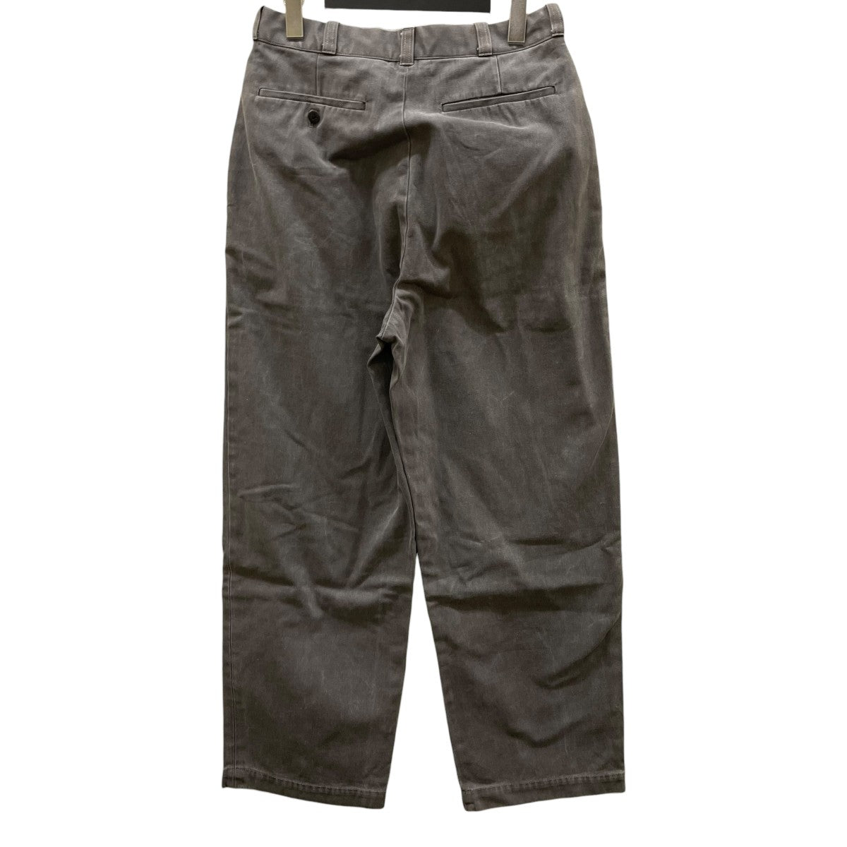 MARKA U．S．ARMY CHINO TROUSERS PIGMENT BLACKコットンパンツM24D05PT11C 古着・中古-2枚目のアイテム画像