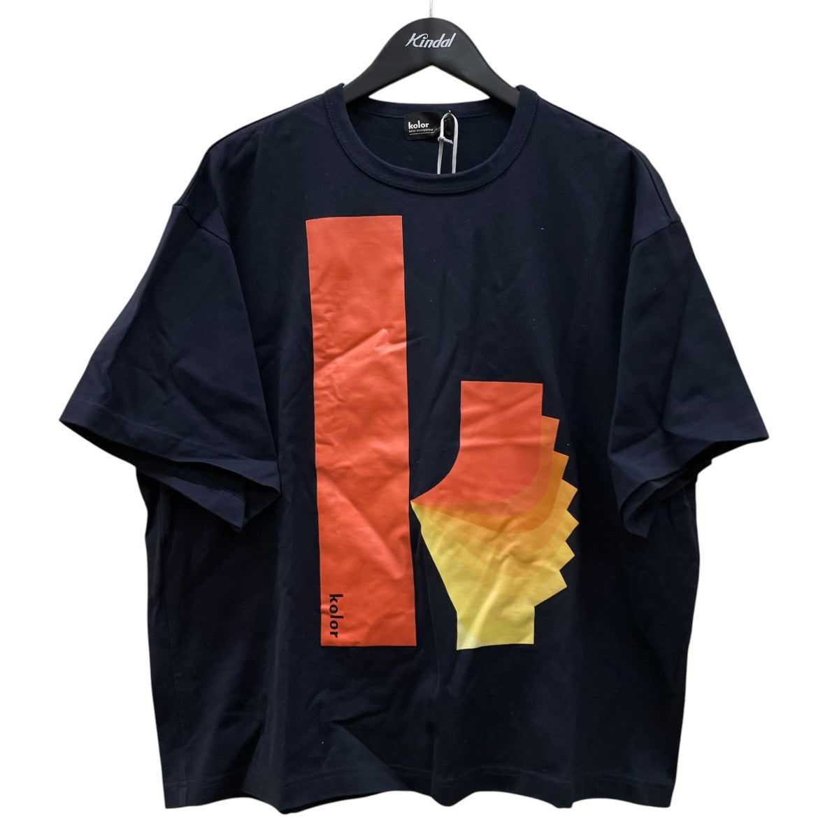 KOLOR 23AWグラフィックプリントTシャツ 半袖Tシャツ コットンTシャツ23WCM-T08207 古着・中古-1枚目のアイテム画像