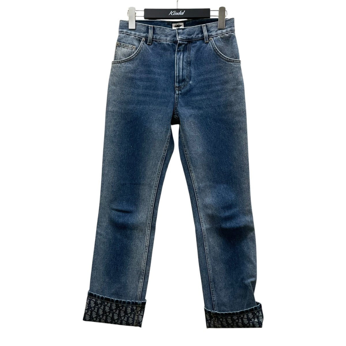 Christian Dior オブリーク コットンデニムパンツ ボーイフレンドジーンズディオール オブリーク柄 プリント デニムパンツ452P69A3377 古着・中古-1枚目のアイテム画像