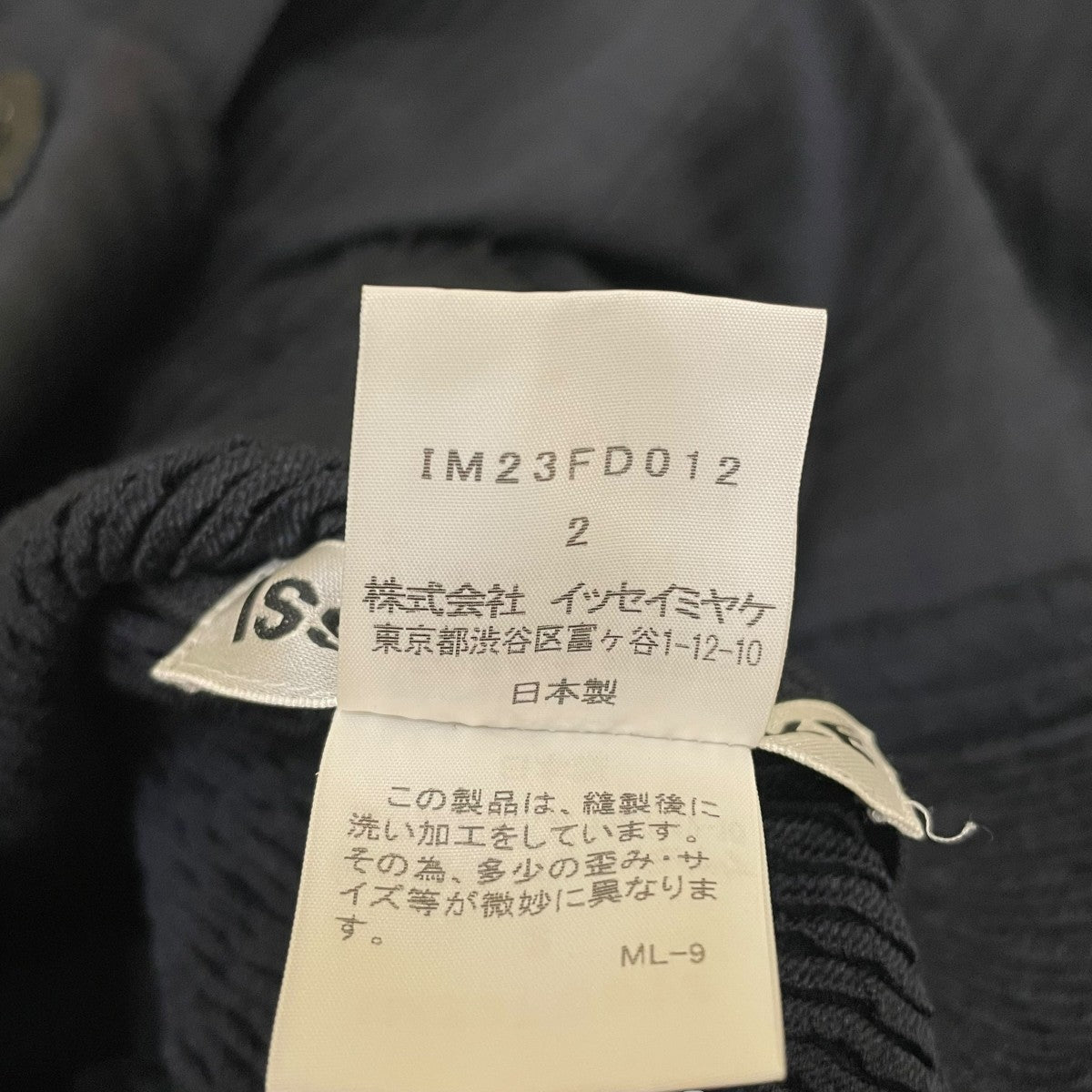 ISSEY MIYAKE 3D スチームストレッチ プリーツショートコートIM23FD012 古着・中古-6枚目のアイテム画像